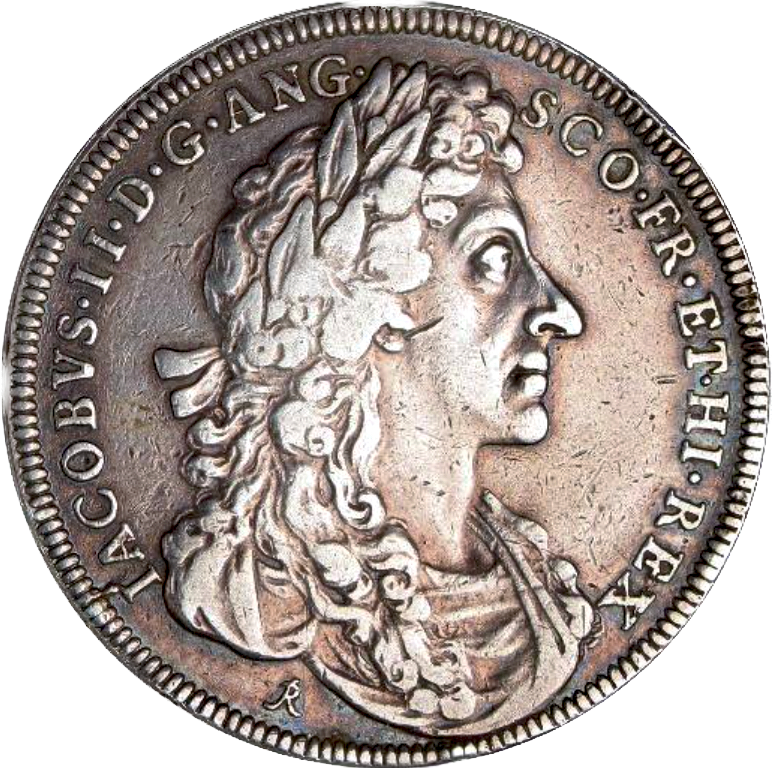 1685 Coronation silver medal E273 MI 605/5 VF