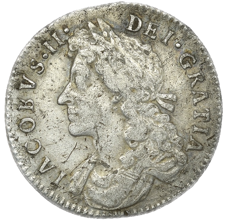 1687 Shilling S3410 ESC 768 Very rare (R2) GF