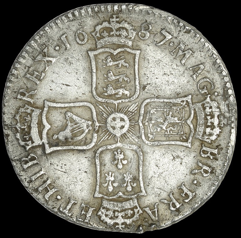 1687 Shilling S3410 ESC 768 Very rare (R2) GF