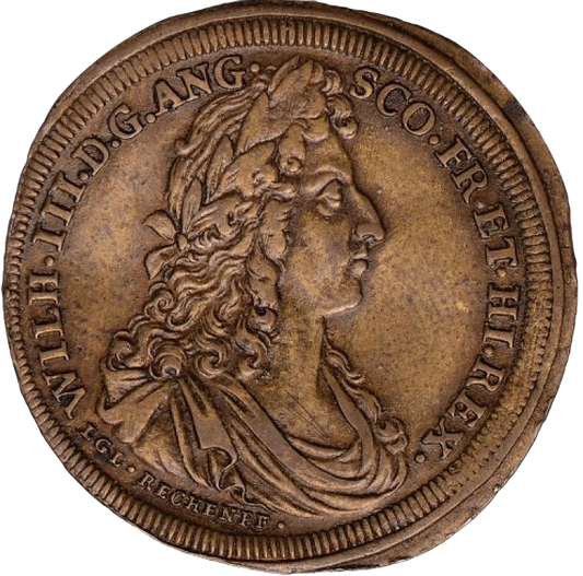 1689 Coronation brass counter MI 692/86 EF