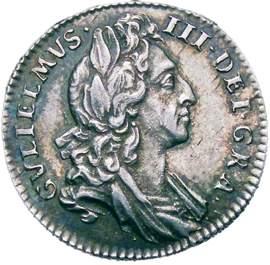 1695 Sixpence First bust S3520 ESC 1201 Rare EF