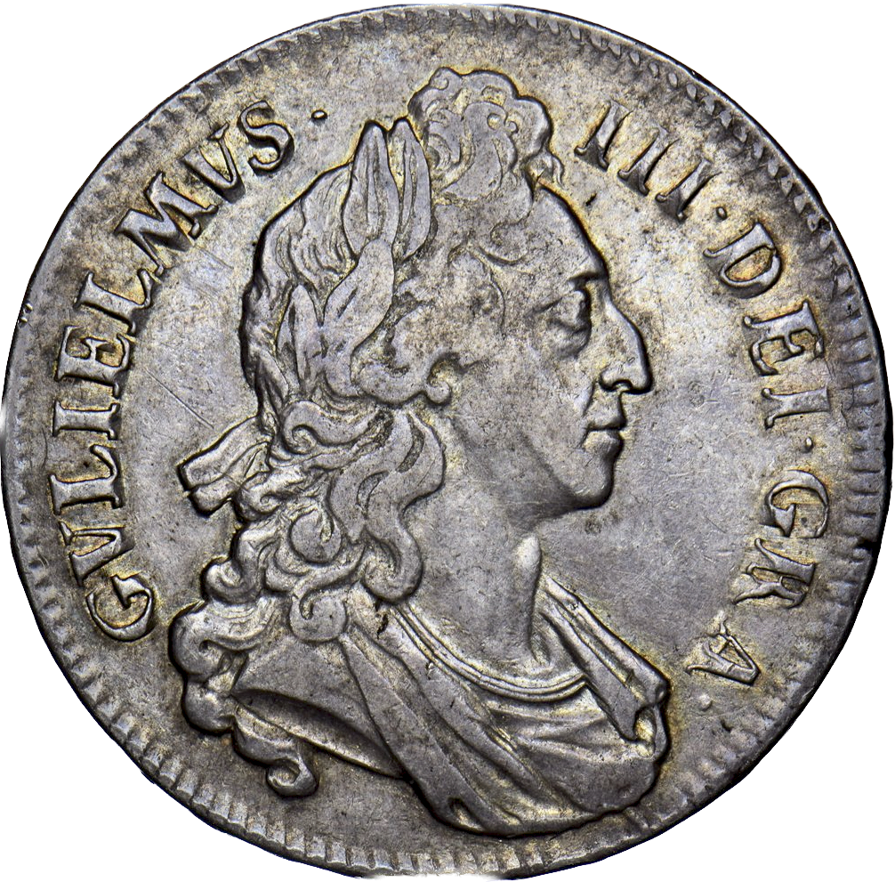 1695 Crown First bust S3470 ESC 990 SEPTIMO cinquefoil stops on edge NEF/GVF