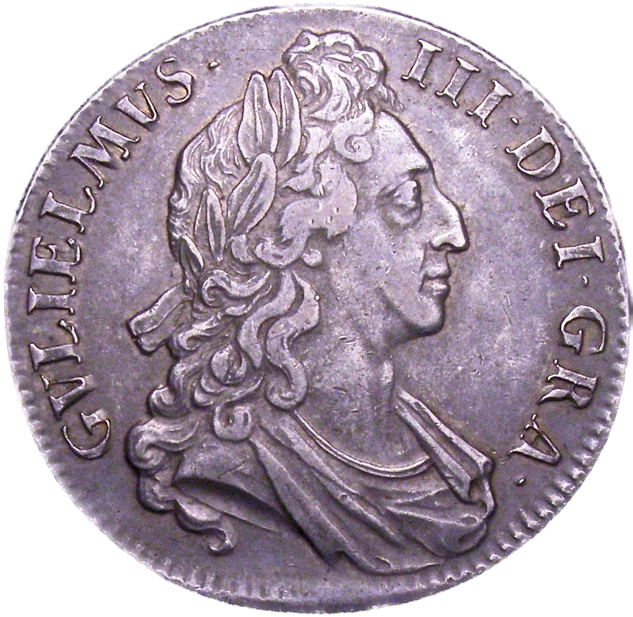 1695 Crown First bust S3470 ESC 990 SEPTIMO cinquefoil stops on edge GVF/NEF