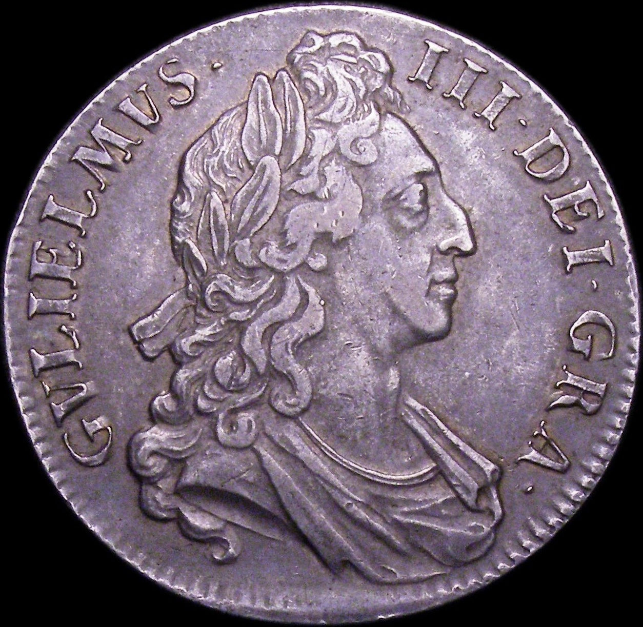 1695 Crown First bust S3470 ESC 990 SEPTIMO cinquefoil stops on edge GVF/NEF