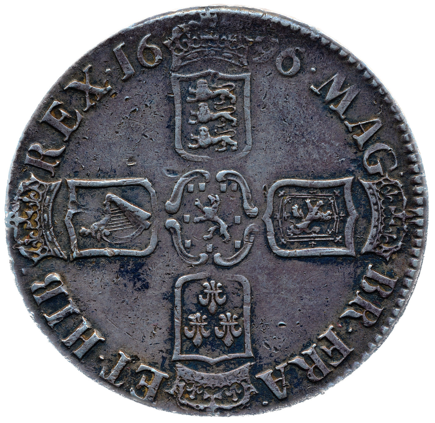1696 Crown Third bust S3472 ESC 1004 GVF