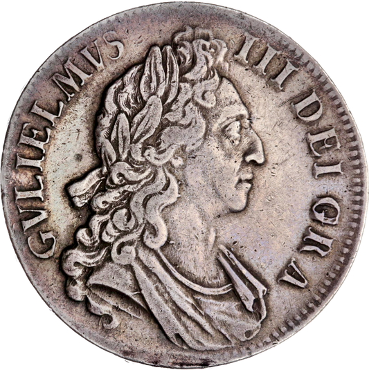 1696 Crown First bust S3470 ESC 996 First bust G over D in GRA No reverse stops Very rare R3 AVF