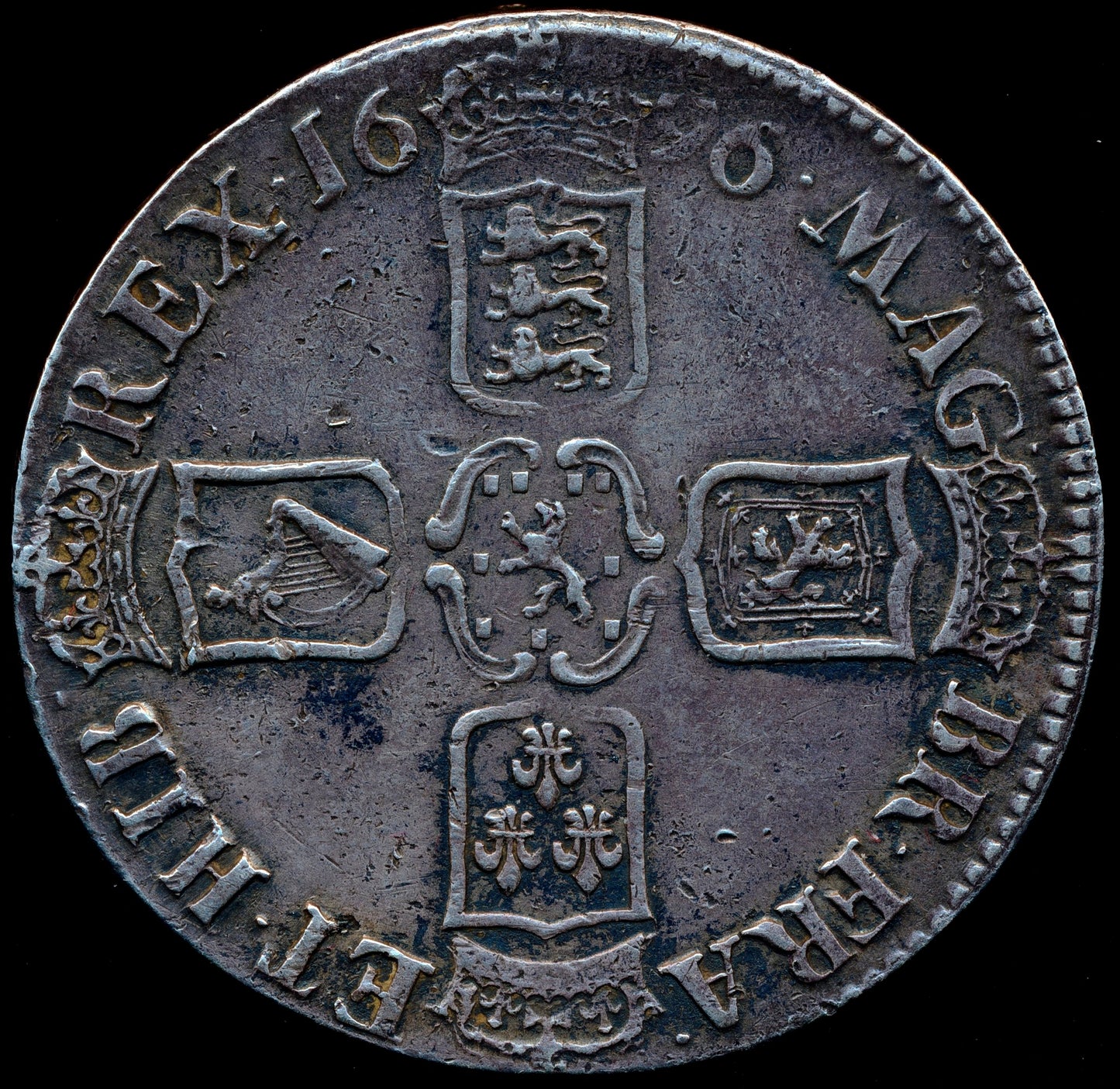 1696 Crown Third bust S3472 ESC 1004 GVF