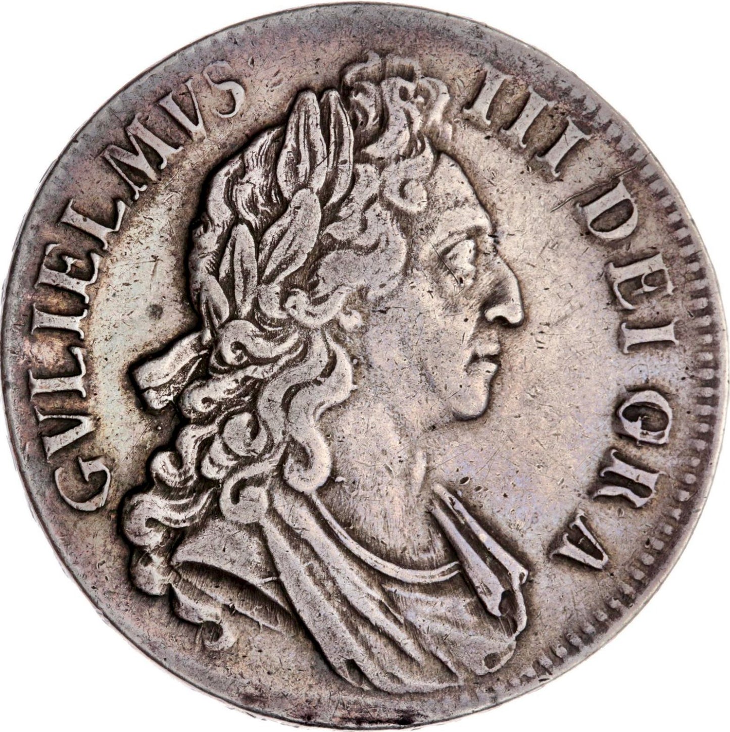 1696 Crown First bust S3470 ESC 996 First bust G over D in GRA No reverse stops Very rare R3 AVF