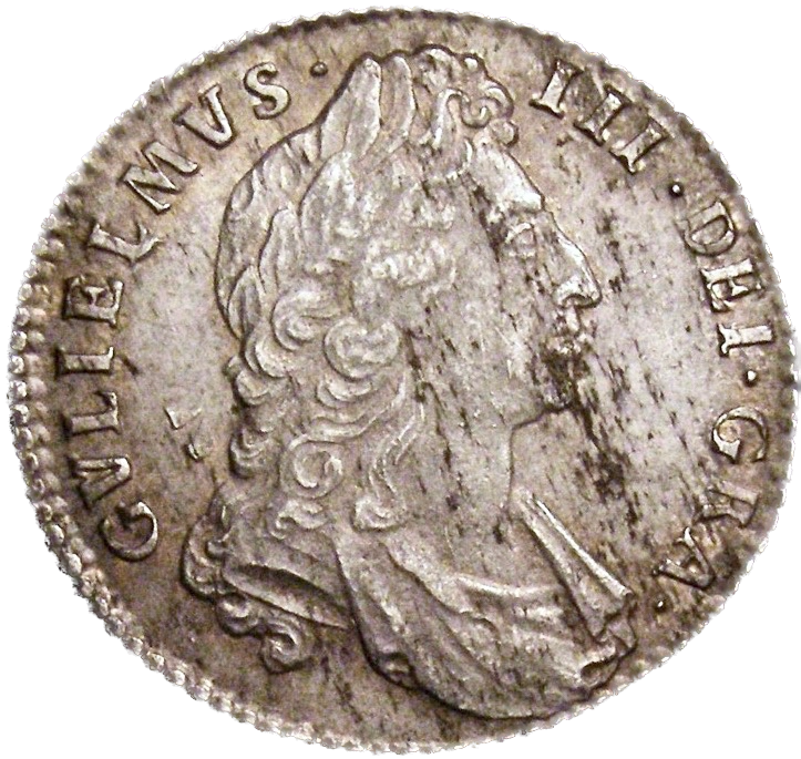 1697 Shilling First bust S3497 ESC 1117 AUNC