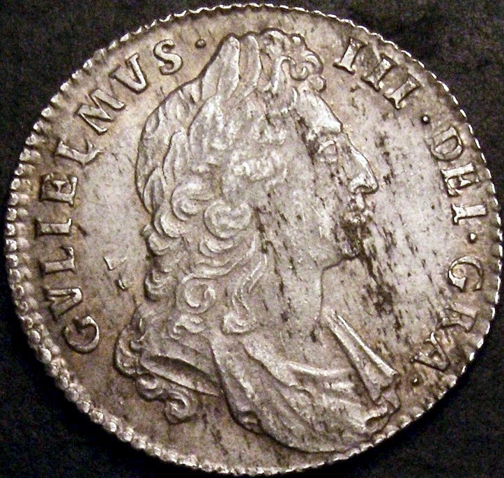 1697 Shilling First bust S3497 ESC 1117 AUNC