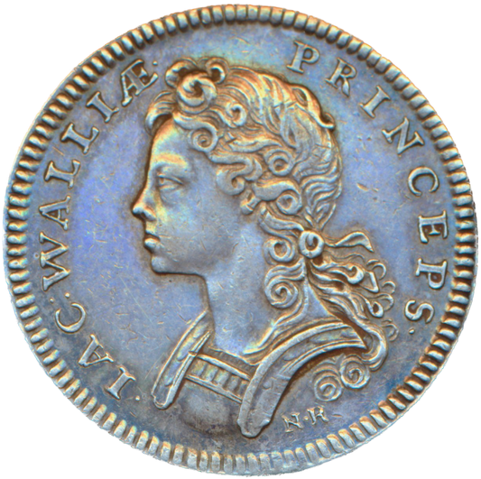 1699 Prince James, Legitimacy of the Succession silver medal MI 204/519 E381 GEF