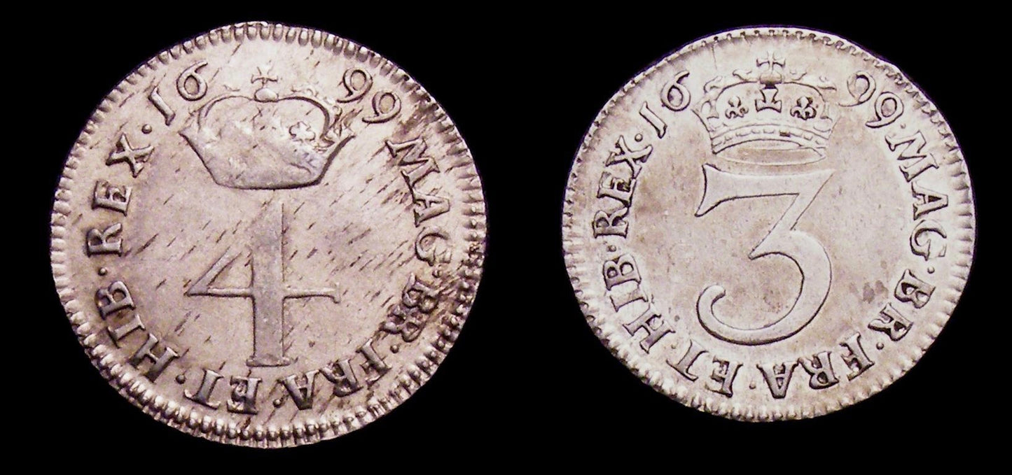 1699 Maundy Set S3553 ESC 1306 Very rare (R2) NEF-EF