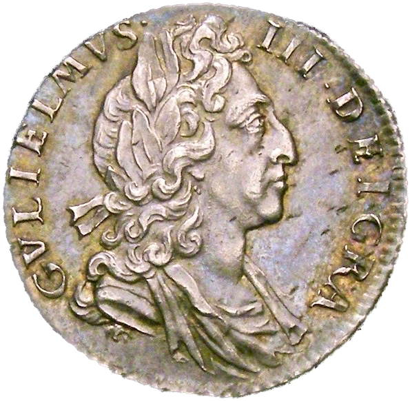 1700 Sixpence Third bust S3538 ESC 1250 GEF