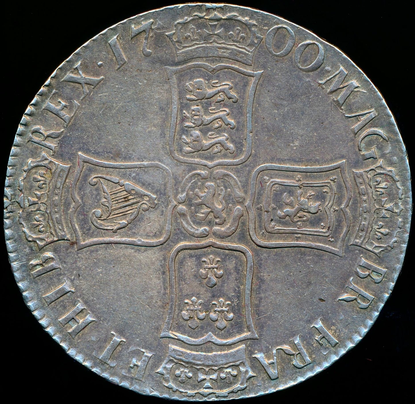 1700 Crown Third bust variety S3474 ESC 1010 GVF/NEF