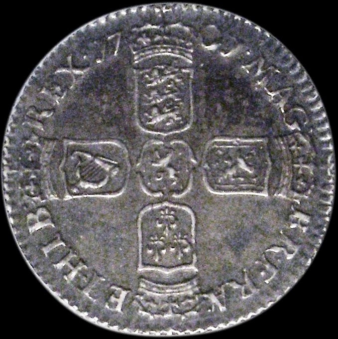 1701 Sixpence Third bust S3538 ESC 1252 Scarce GEF CGS EF 70