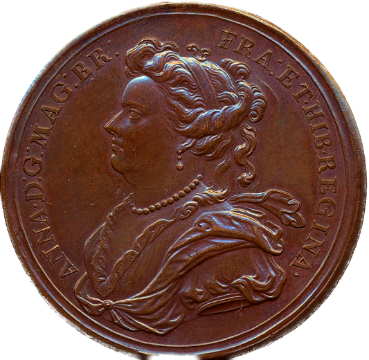 1702 Prince George, Appointment as Lord High Admiral bronze medal E392 MI233/14