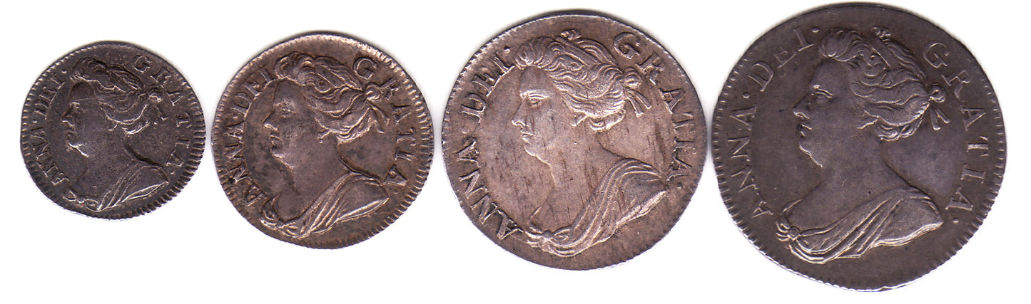 1706 Maundy set S3599 ESC 1475 Scarce VF-EF