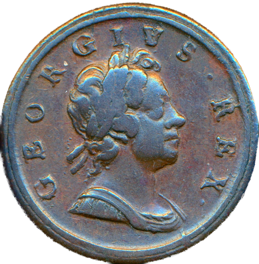 1717 Halfpenny S3659 BMC 768 VF