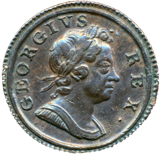 1717 Farthing S3661 BMC 783 Reverse A Very scarce GVF