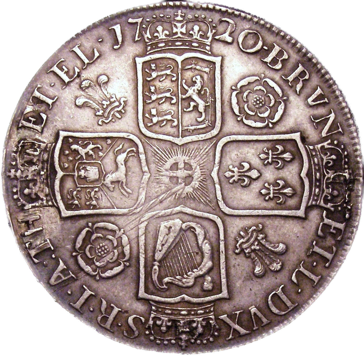 1720/18 Crown S3639 ESC 1543 Rare GVF