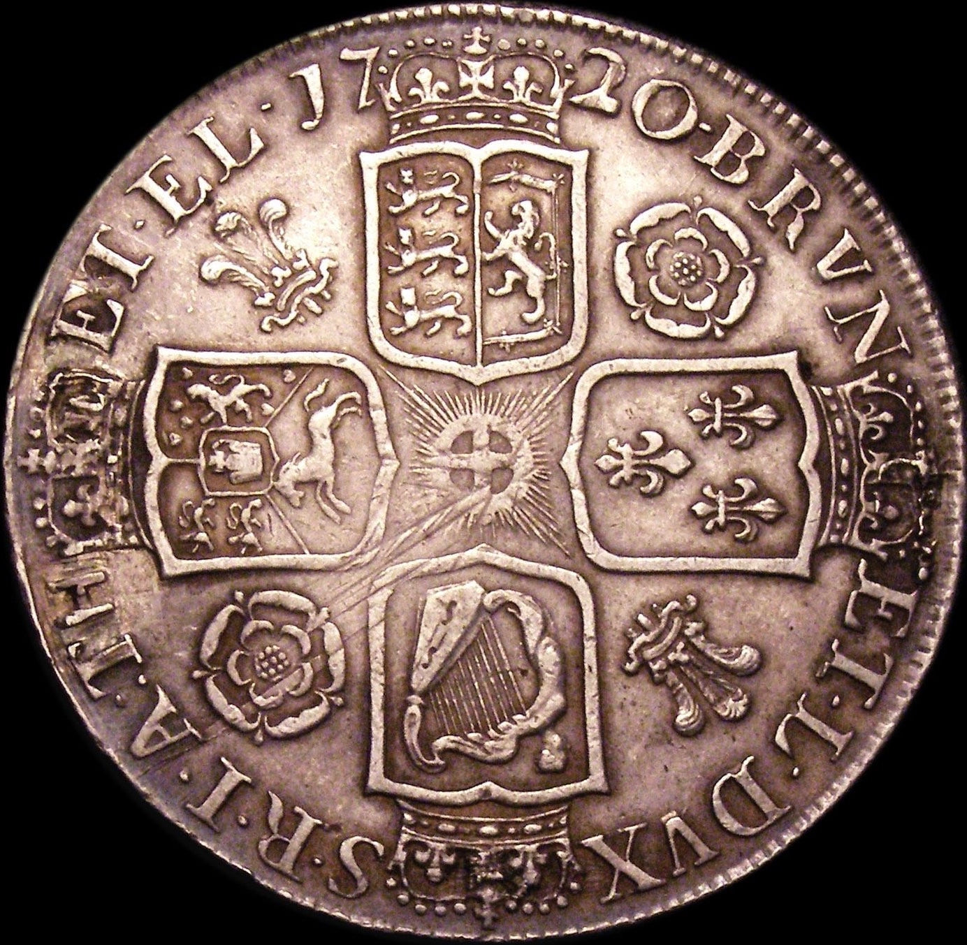 1720/18 Crown S3639 ESC 1543 Rare GVF