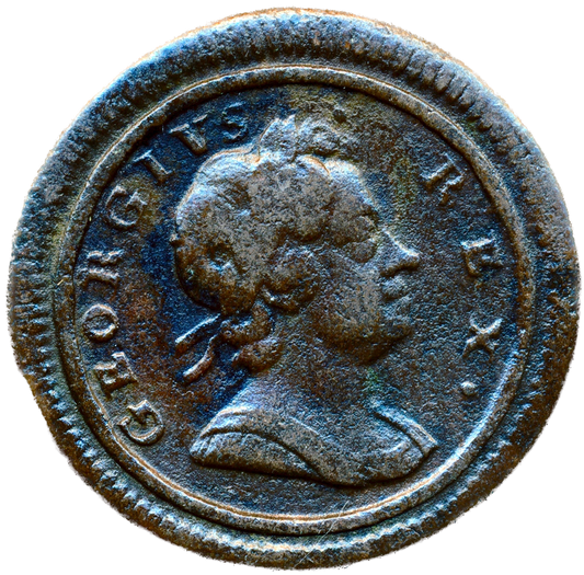 1721 Farthing S3662 BMC 823 Stop after date Scarce NVF