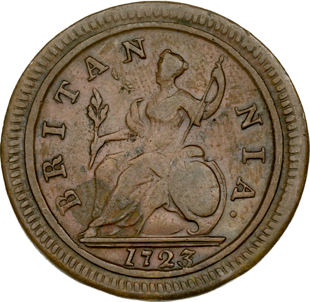 1723 Halfpenny S3660 BMC 803 AVF