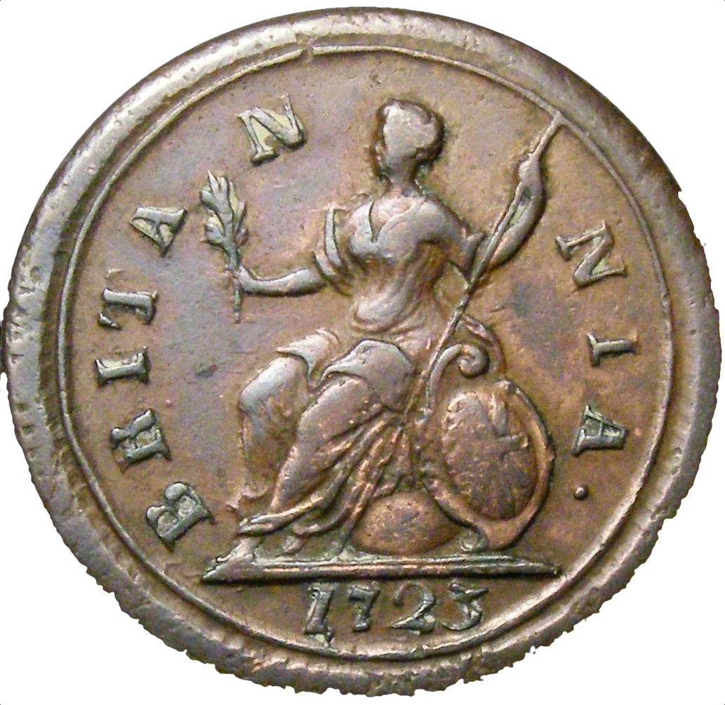 1723 Farthing S3662 BMC 826 Scarce VF/GVF
