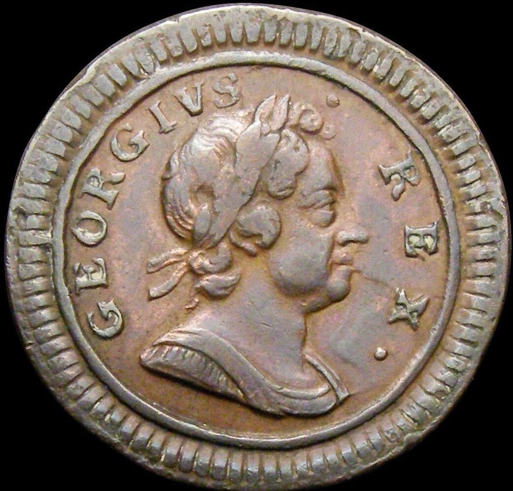 1723 Farthing S3662 BMC 826 Scarce VF/GVF
