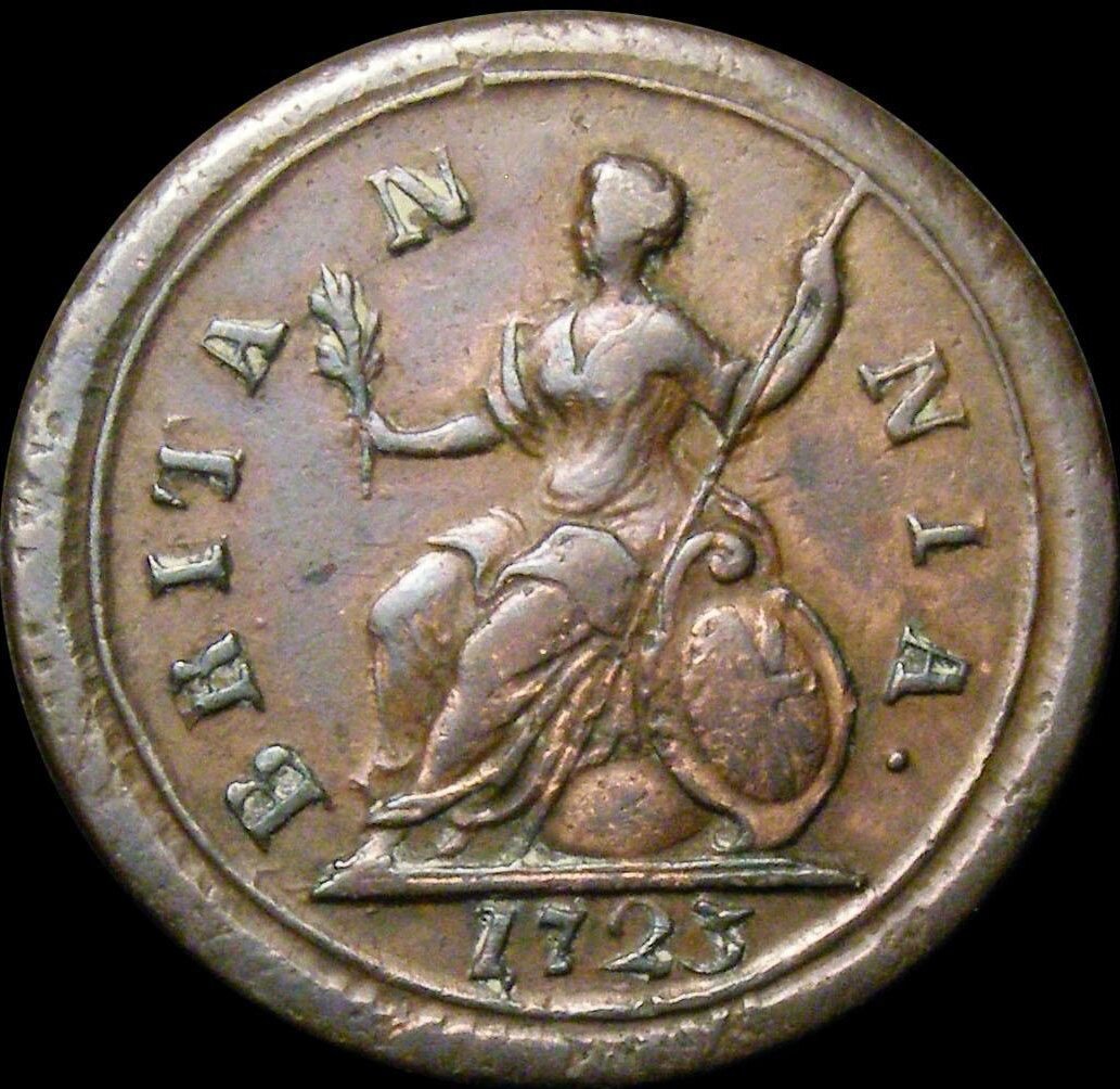 1723 Farthing S3662 BMC 826 Scarce VF/GVF
