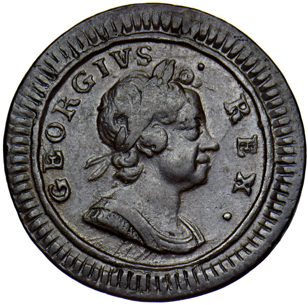 1724 Farthing S3662 BMC 828 Scarce VF