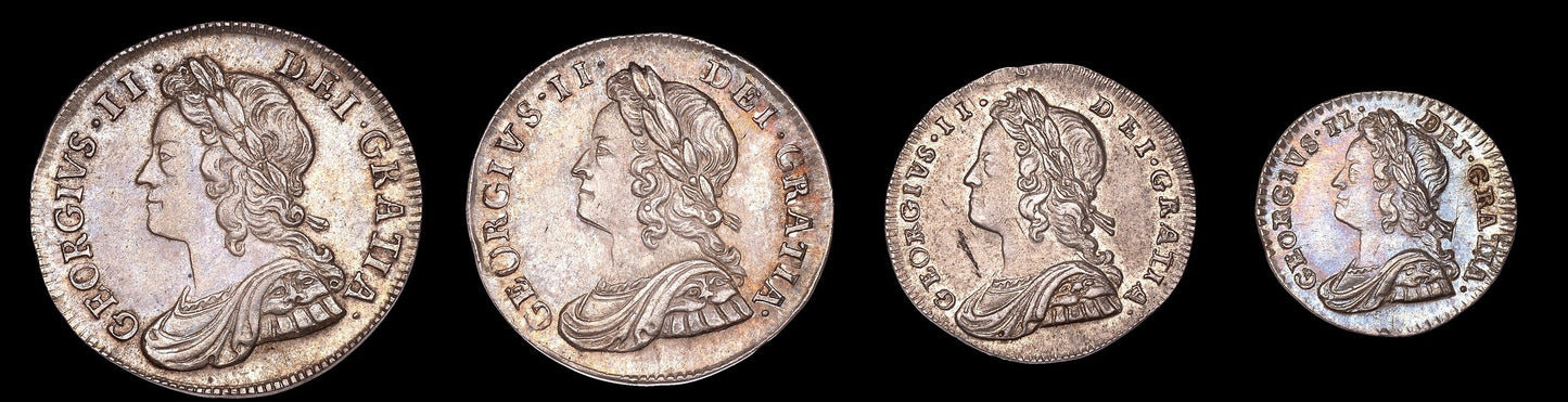 1739 Maundy set S3716 ESC 1770 Scarce NEF