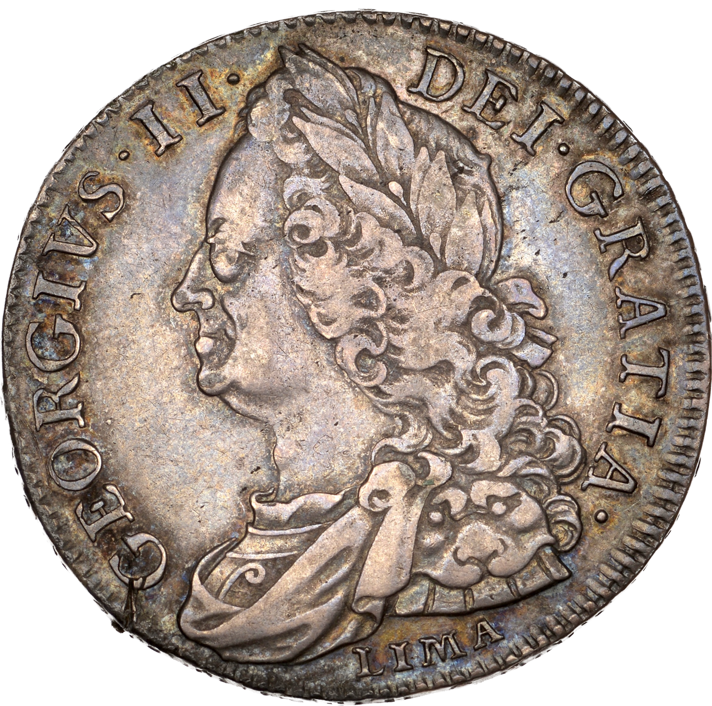1746/5 Halfcrown LIMA Plain in angles Edge D. Nono S3495 ESC 1689 VF/GVF