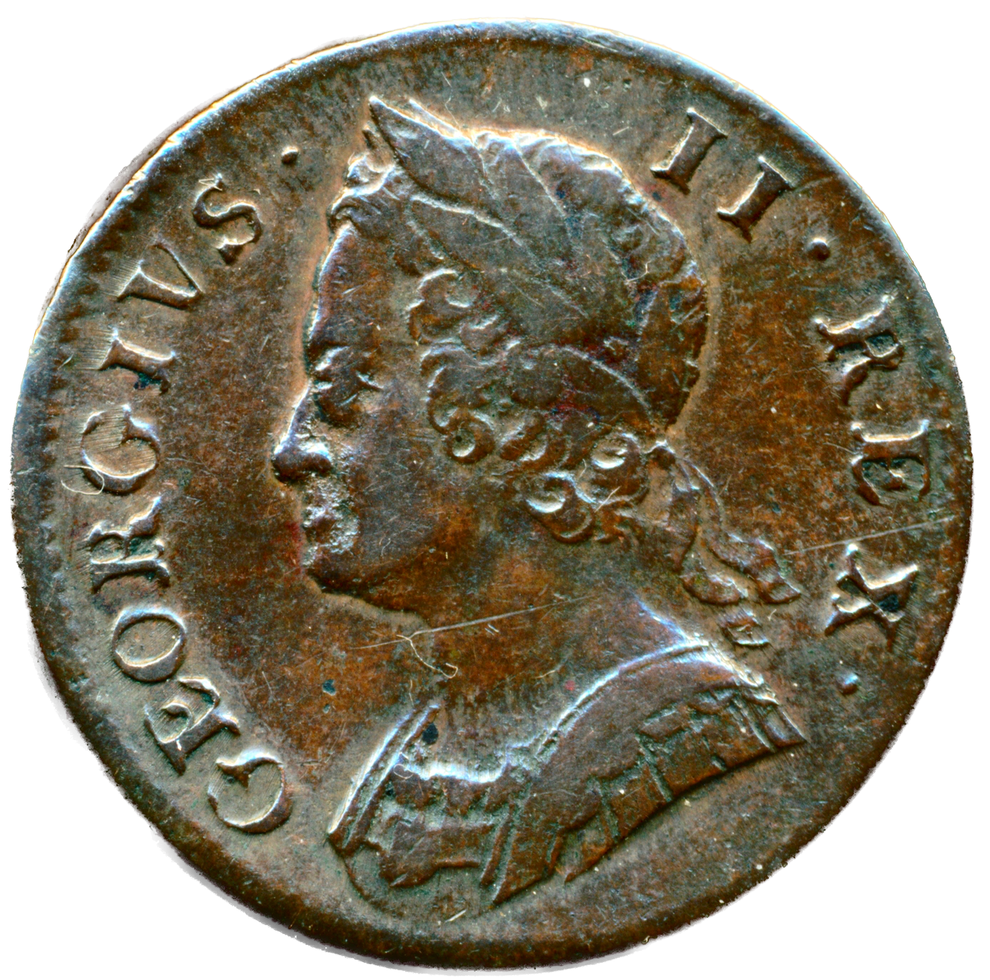 1753 Halfpenny S3719 BMC 883 VF