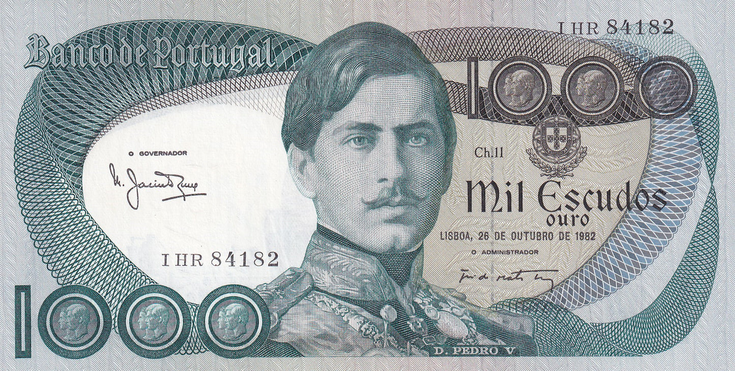 PORTUGAL P.175e 1982 50 Escudos AUNC