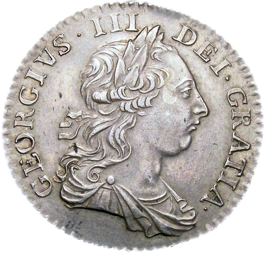1763 Northumberland Shilling S3742 ESC 2124 Scarce EF