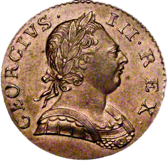 1774 Halfpenny S3774 BMC 907 Scarce AUNC