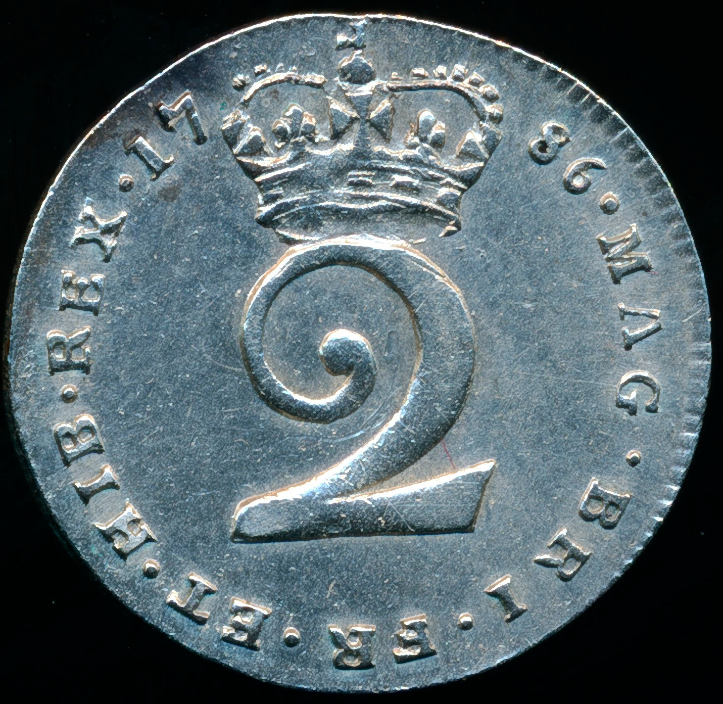 1786 Maundy set S3762 ESC 2236 Scarce NEF/EF