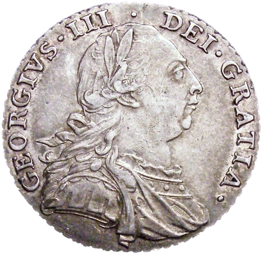 1787/6 Shilling No semee of hearts No stops at date S3746 ESC 2128 VF