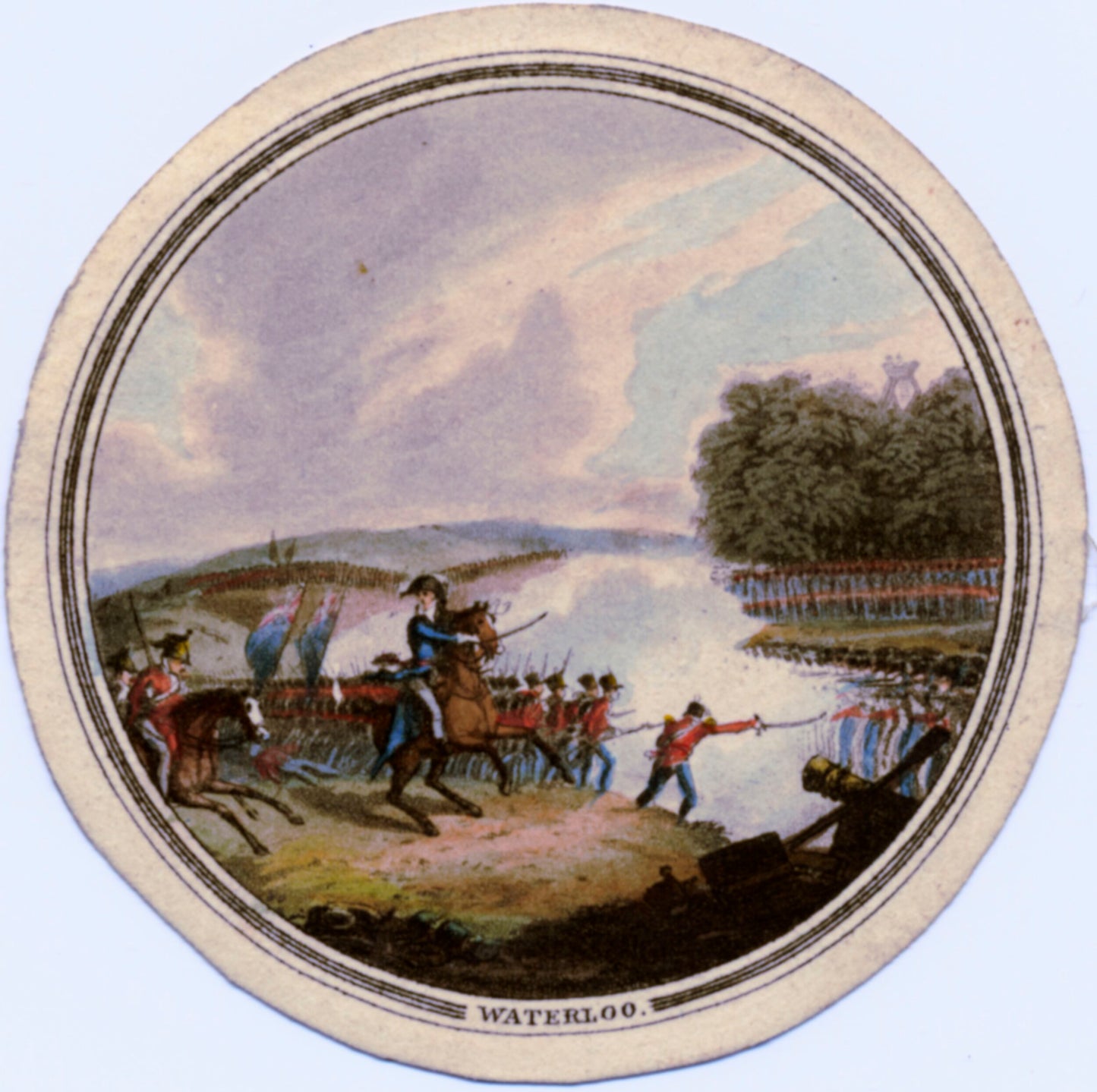1815 British victories of the Peninsular War 75mm bronze box medal BHM 866 E1074 UNC