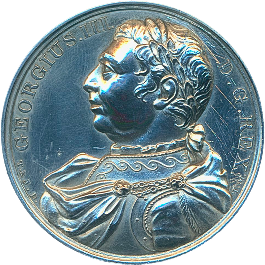 1820 Death of George III 41mm Silver medal BHM 997