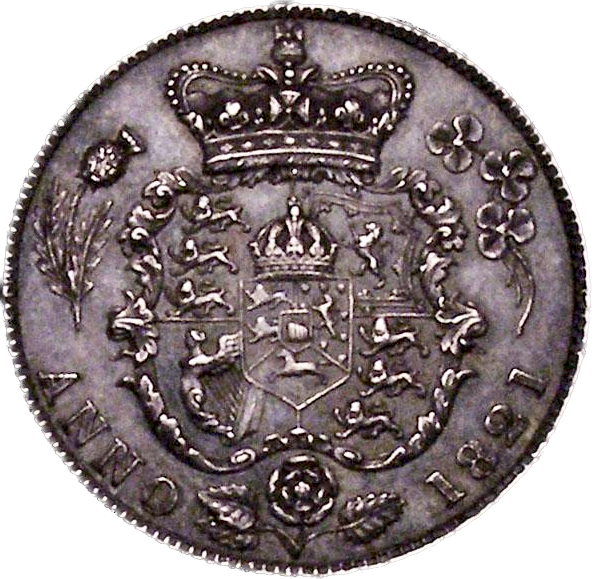 1821 Sixpence Laureate head S3813 ESC 2421 EF