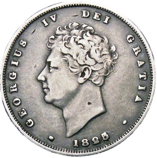 1825/3 Shilling Bare head S3812 ESC not classified NF