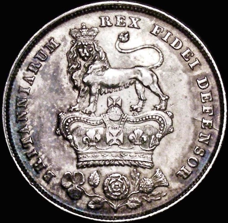 1825 Shilling Bare head S3812 ESC 2405 EF
