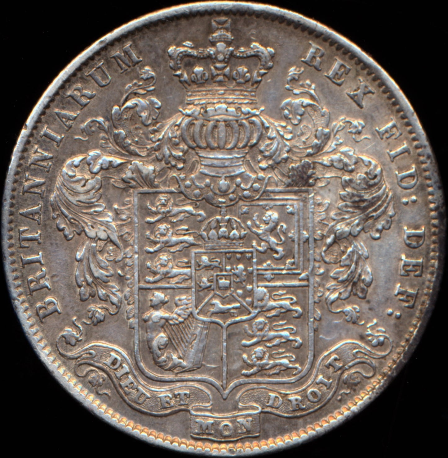 1826 Halfcrown Bare head S3809 ESC 2375 NEF