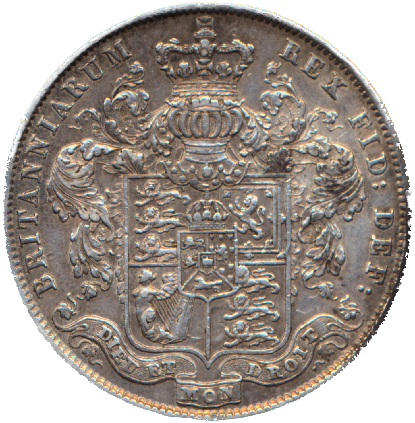 1826 Halfcrown Bare head S3809 ESC 2375 NEF
