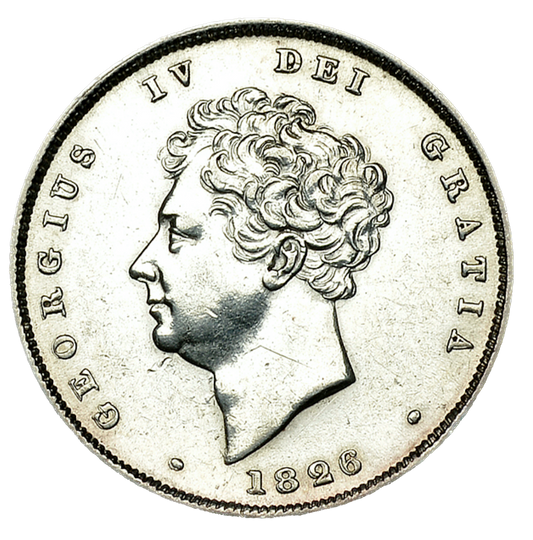 1826 Shilling Bare head S3812 ESC 2409 UNC