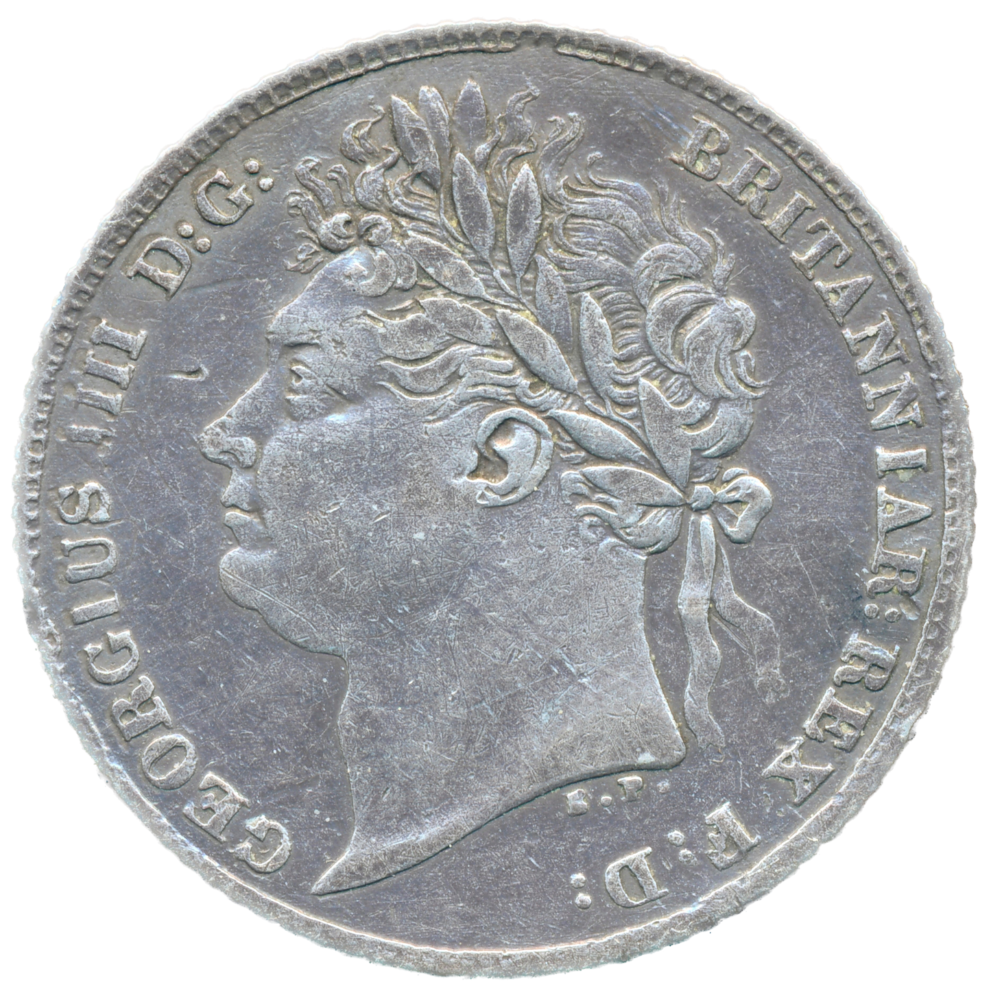1826 Sixpence Laureate head S3814 ESC 2430 Very rare (R2) VF