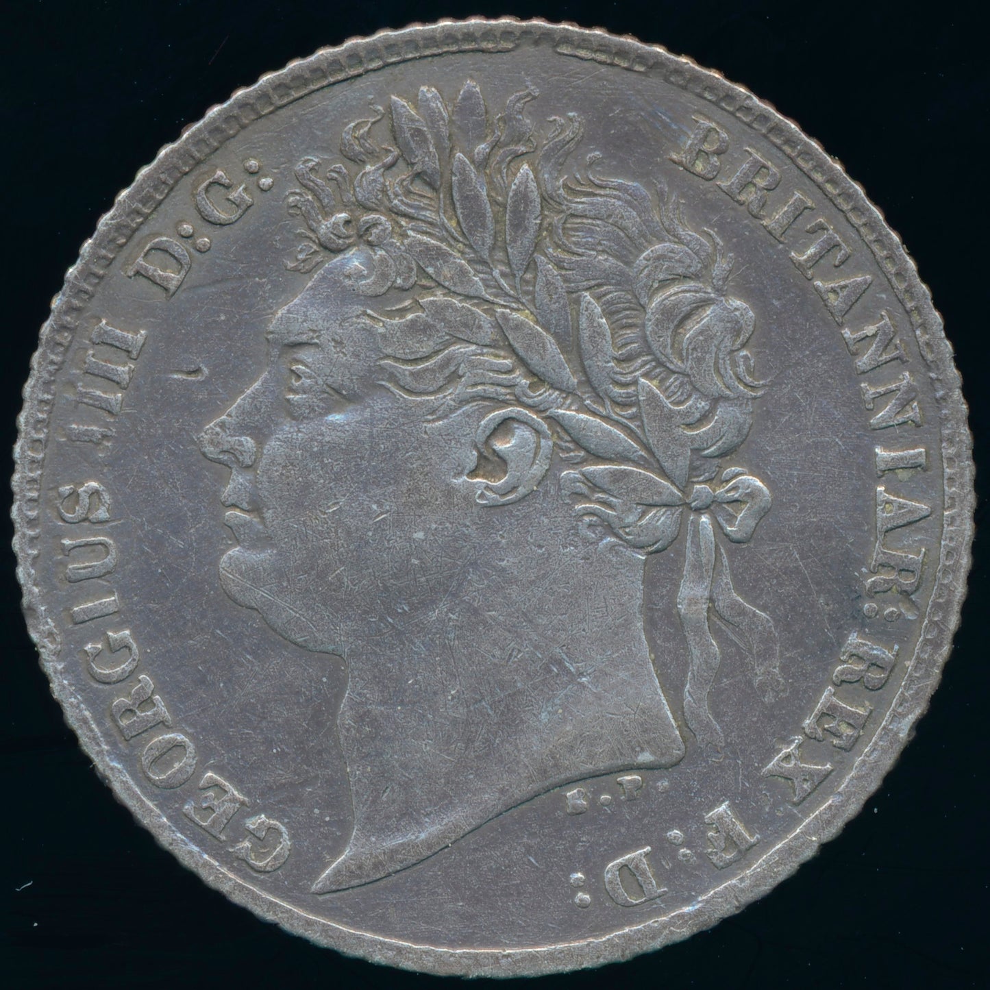 1826 Sixpence Laureate head S3814 ESC 2430 Very rare (R2) VF