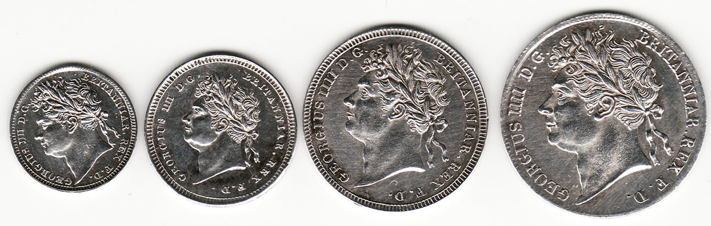 1827 Maundy set S3816 ESC 2252 UNC